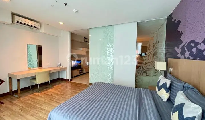 kamar tidur apartemen dijual habitare hotel rasuna