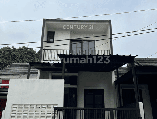 tampak depan rumah minimalis siap huni di