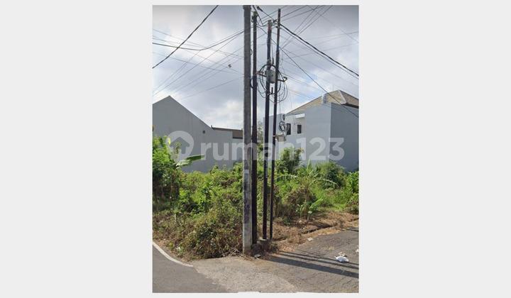 tampak depan dijual tanah luas 1 are