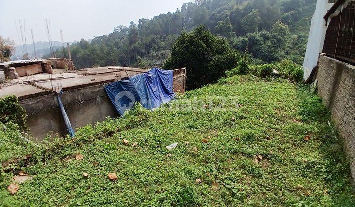 tampak depan tanah kavling cluster dago giri