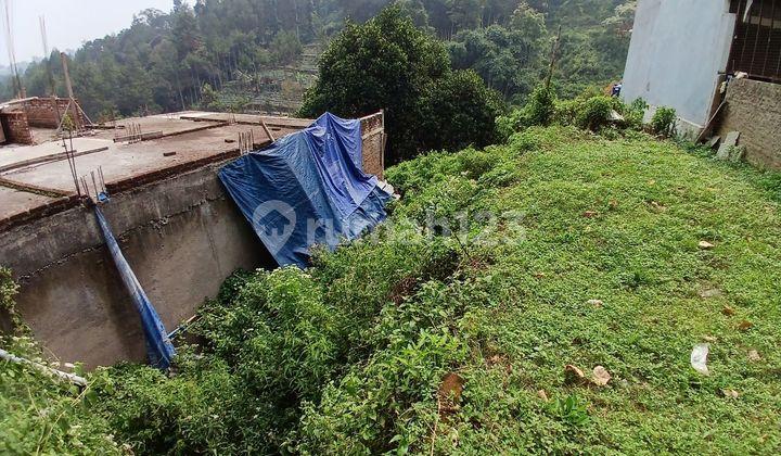 tampak depan tanah kavling cluster dago giri