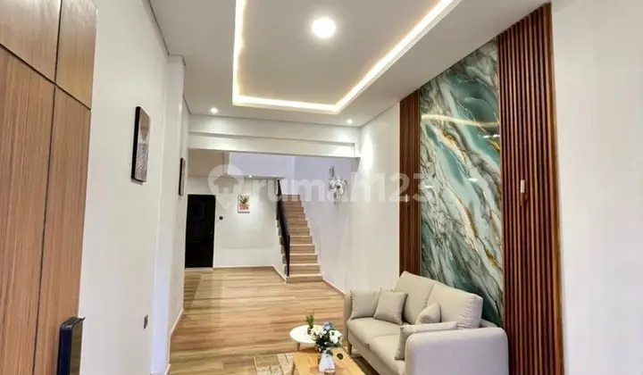 kamar tidur rumah modern estetik siap huni