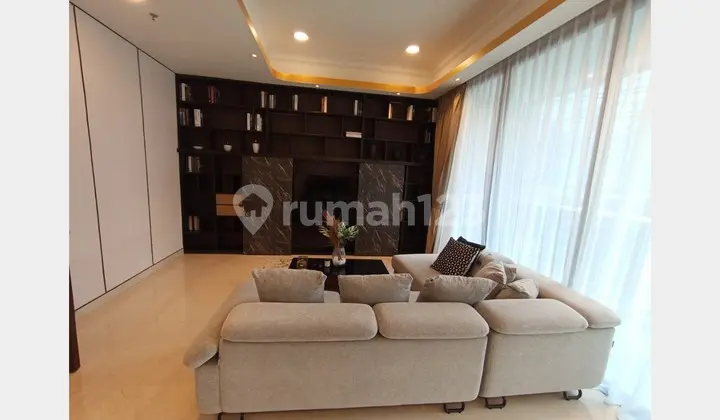ruang tamu disewakan apartemen anandamaya residence -