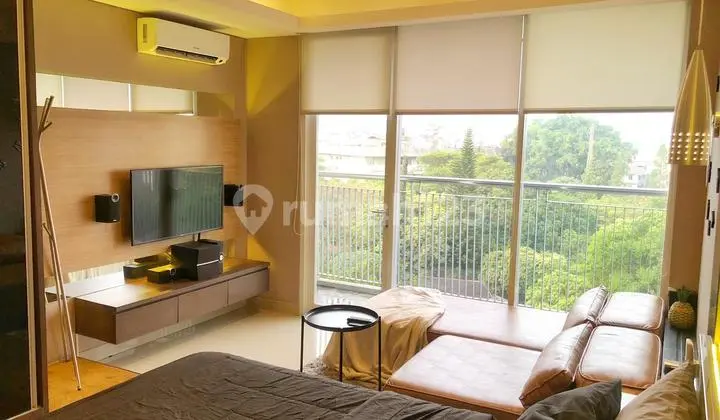 ruang keluarga dijual/disewakan apartemen bagus cantik lux