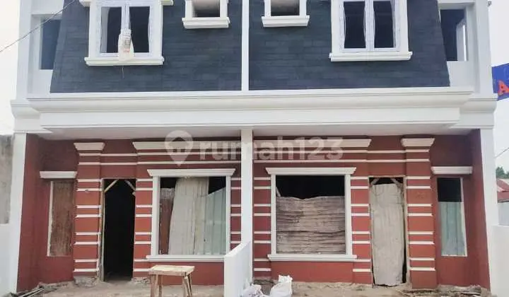 tampak depan abadi residence full teknologi american