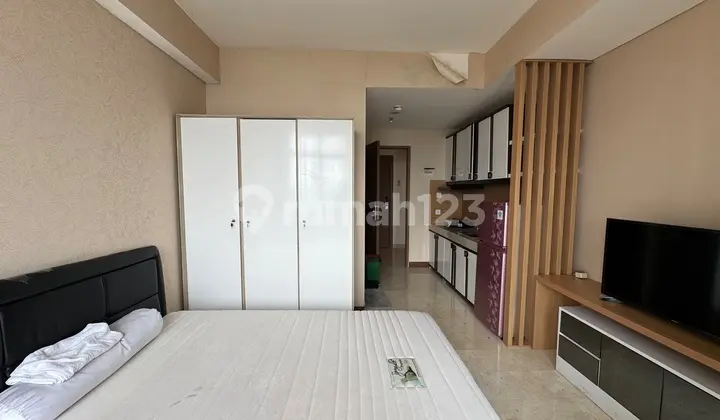 kamar tidur apartemen studio b residence di