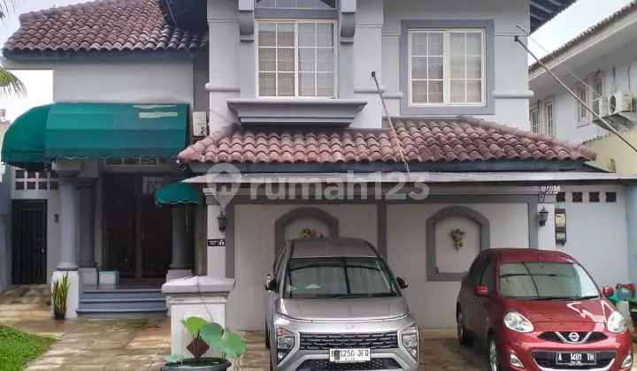 tampak depan jual rumah taman cendana golf