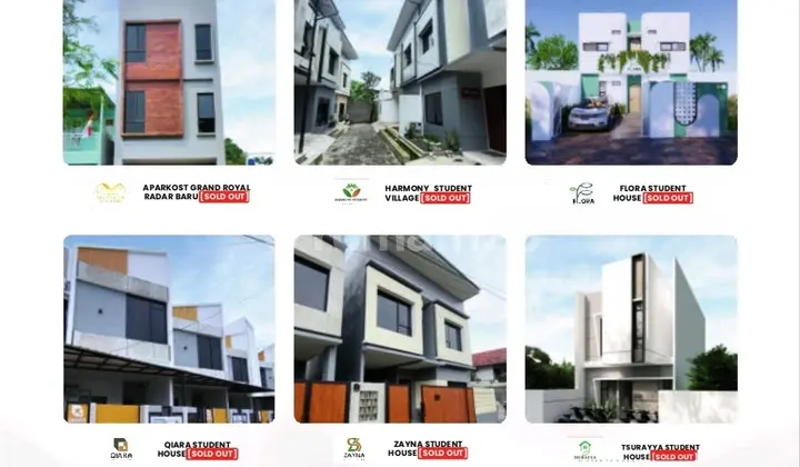 tampak depan investasi rumah kost mahasiswa ipb