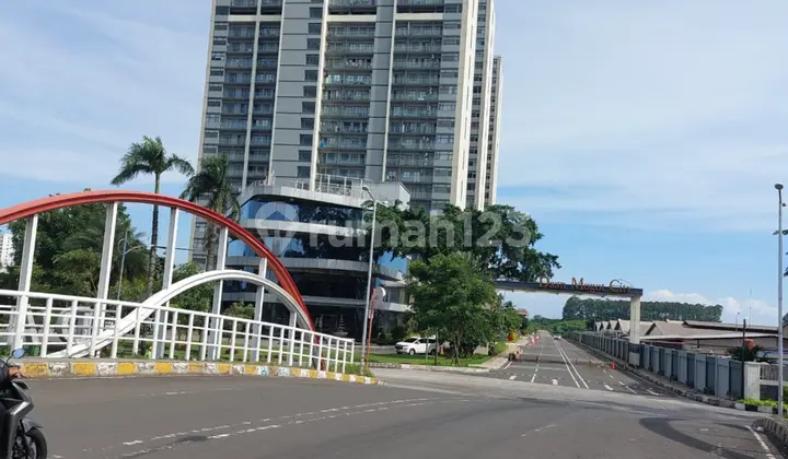 tampak depan apartemen 1 kamar tidur