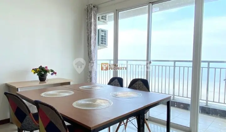 ruang tamu sewa murah penthouse di atas