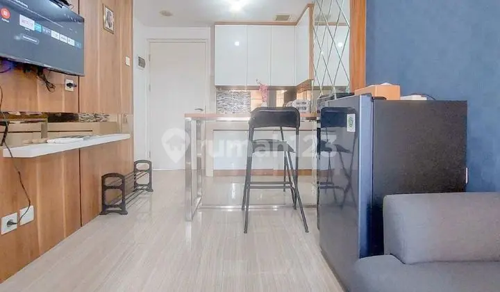 tampak depan 2 kamar tidur furnished apartemen