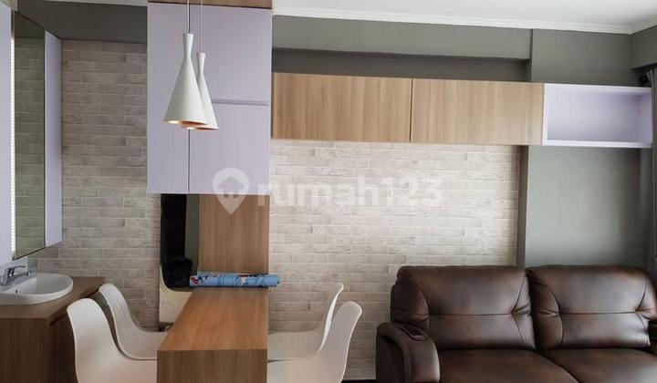 ruang tamu gateway pasteur apartemen luas bangunan