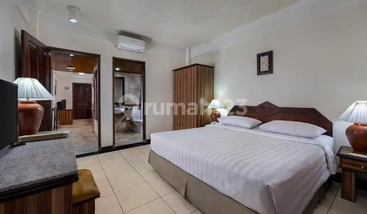 kamar tidur beach front apartment di lokasi