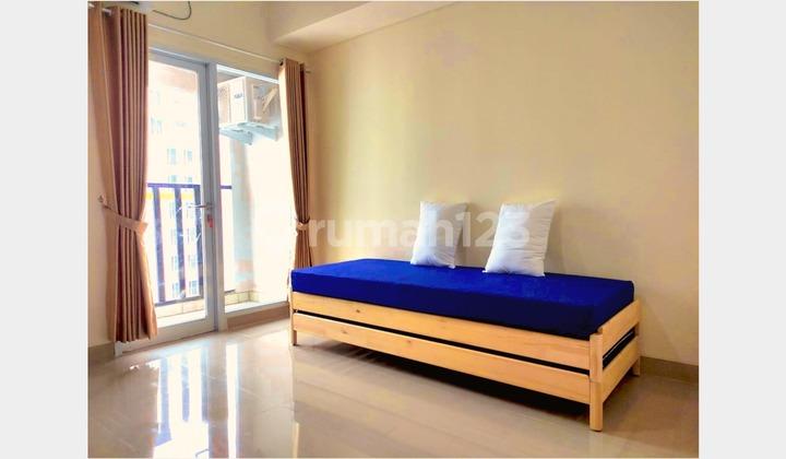 tampak depan jual sewa apartemen skyline paramount