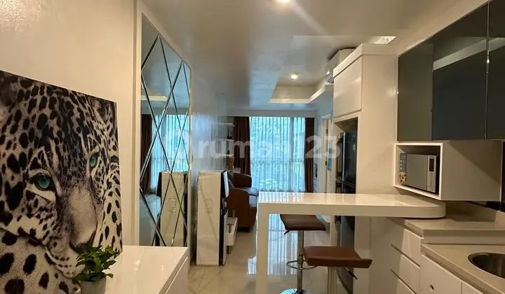 dapur apartment comfy 1 kamar furnished