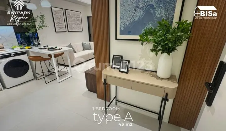 tampak depan skypark kepler condominium di johor