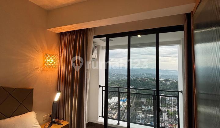 kamar tidur dijual/disewakan apartement saffron full furnished