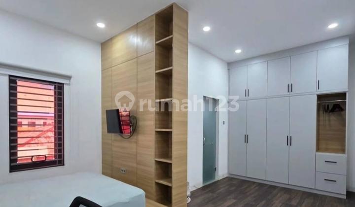kamar tidur villa rukun mas full furnished