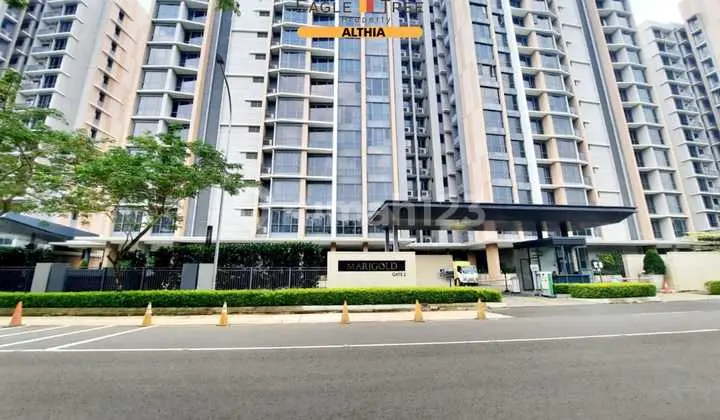tampak depan dijual apartemen mewah full furnish