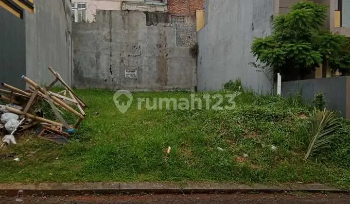 tampak depan dijual kavling perumahan legenda wisata