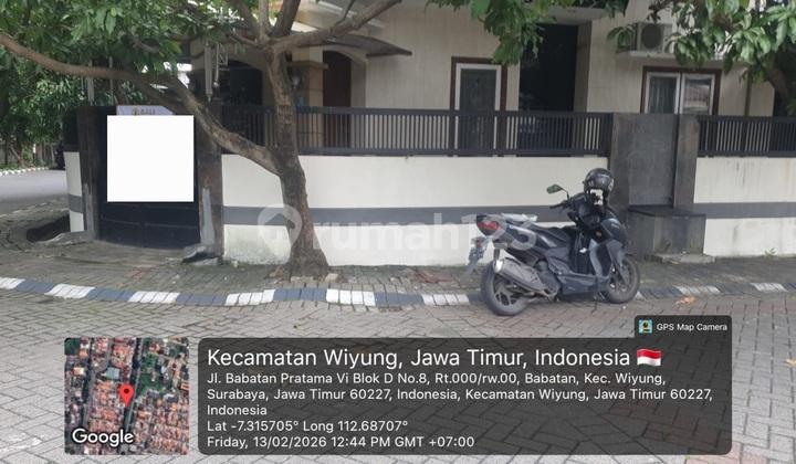 tampak depan dijual via lelang rumah jalan
