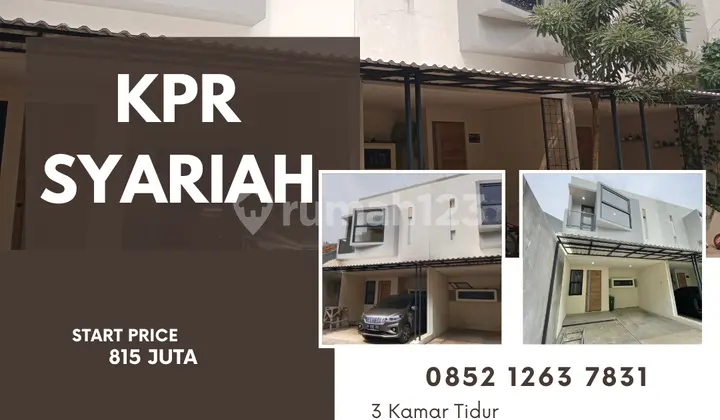 garasi/carport miliki rumah nuansa asri ready