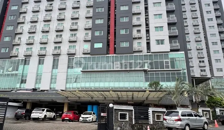 tampak depan apartment full furnish dijual murah