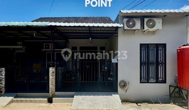 tampak depan rumah cantik semi furnish di