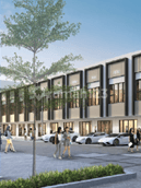 tampak depan ruko hanya 1 m-an indica