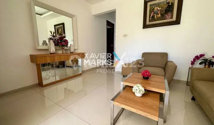 ruang tamu rumah premium murah full furnish