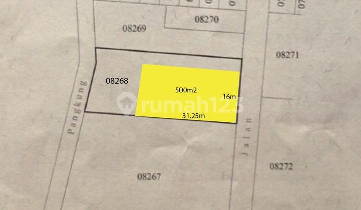 ruang tamu dijual tanah strategis di jalan