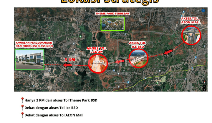 foto lainnya gudang super luas di komplek