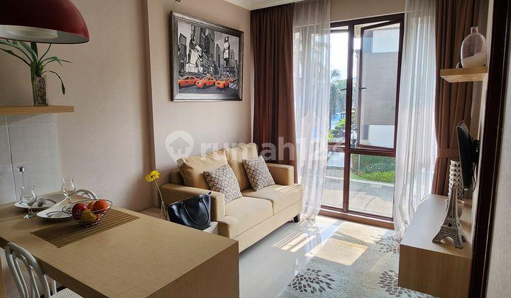 ruang tamu dijual apartemen assati tower chalcedony
