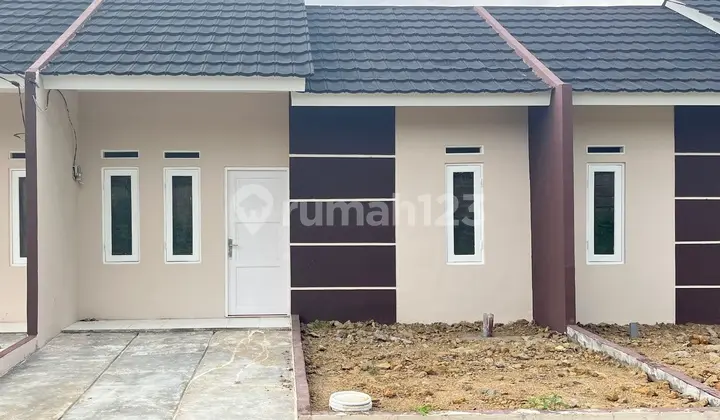 tampak depan di jual rumah bersubsidi di