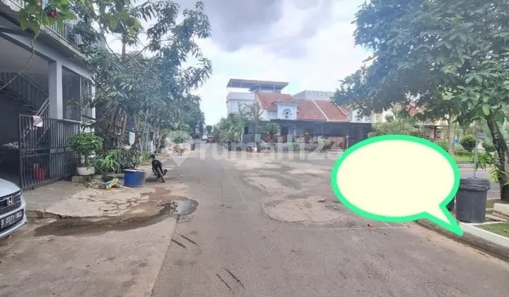 tampak depan dijual rumah 2,5lt full furnish