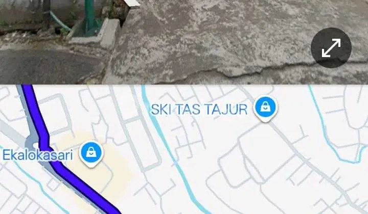 tampak depan dijual !! tanah, tajur, bogor,