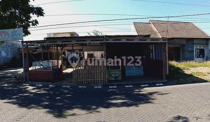 tampak depan tanah kosong untuk usaha kahuripan