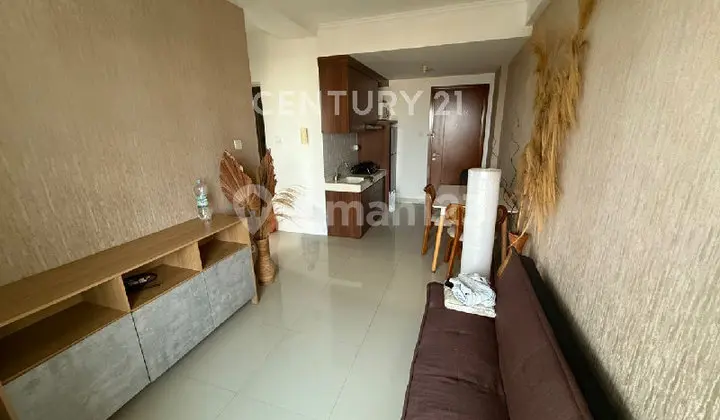 ruang tamu apartemen 2br signature park grande