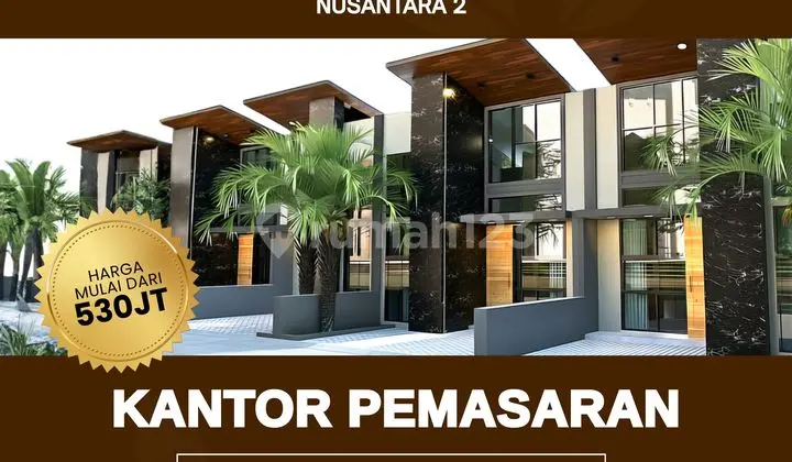 tampak depan cluster nusantara 2 setu, cicilan