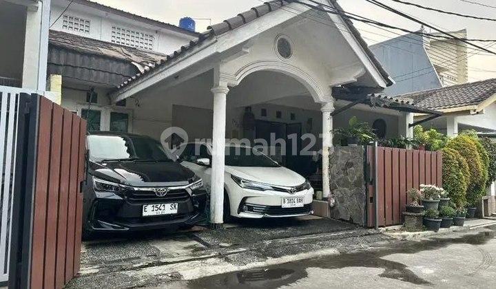 garasi/carport rumah 2 lantai pondok cibubur