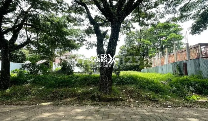 tampak depan tanah kavling siap bangun di