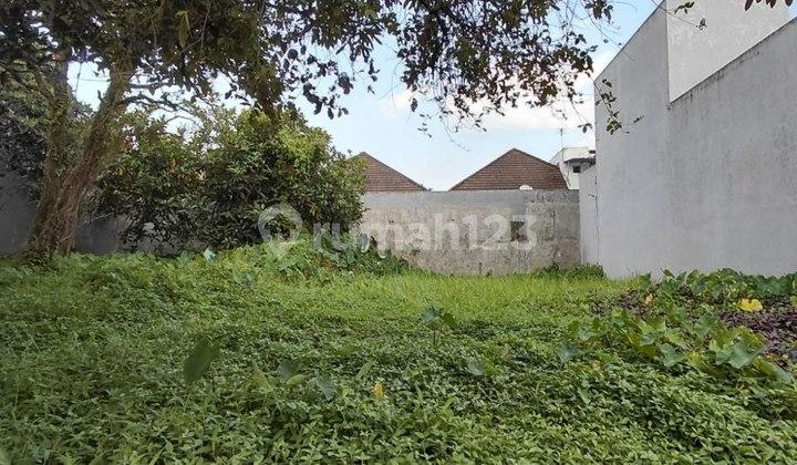 tampak depan tanah kavling siap bangun di