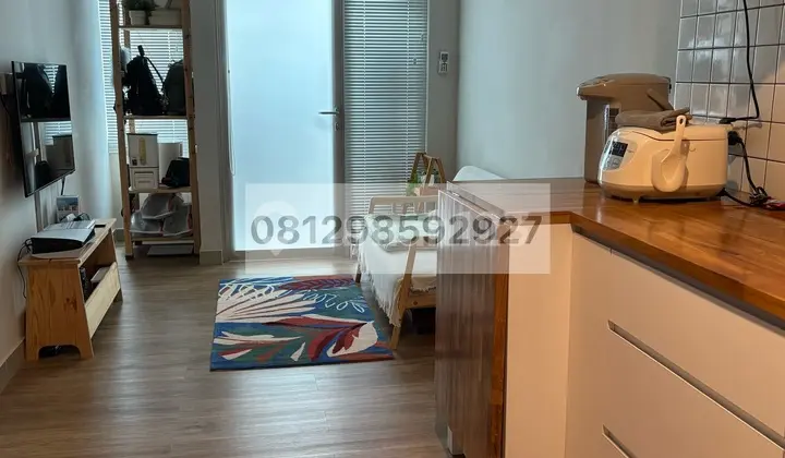 ruang keluarga apartment tamansari iswara 1 br