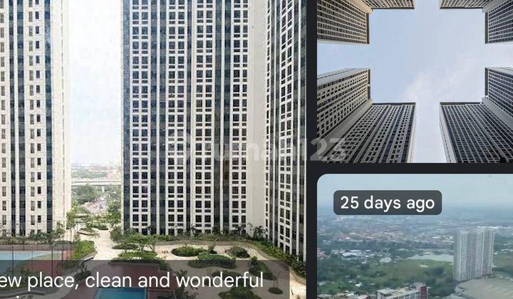 tampak depan apartemen pollux chadstone bagus unfurnished