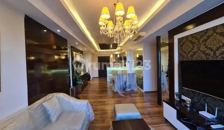 ruang tamu apartement casa grande 3 br
