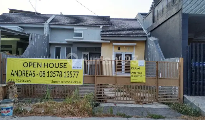 tampak depan rumah royal park residence bekasi