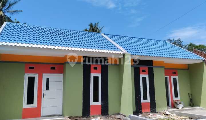 tampak depan rumah subsidi murah tajinan malang