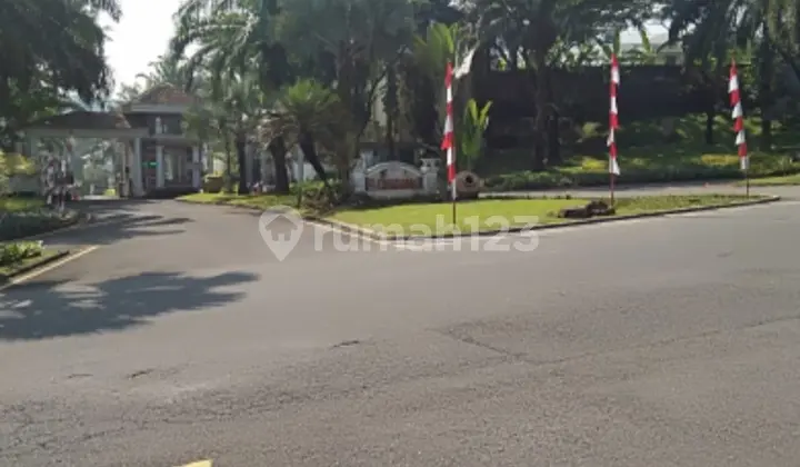 tampak depan dijual kavling premium sentul city