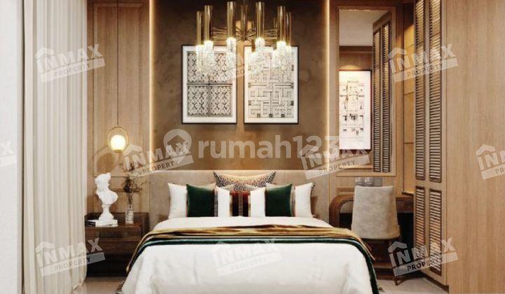 kamar tidur apartemen samaview baru gres full