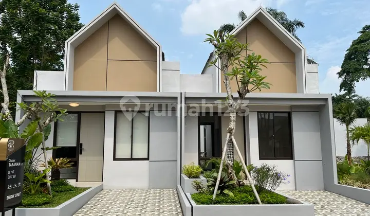 tampak depan rumah ready 1 lantai di